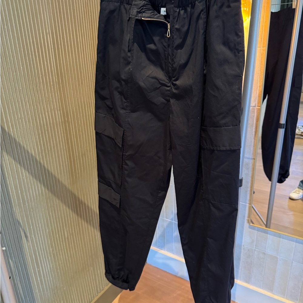 Sandro Black Cargo Pants